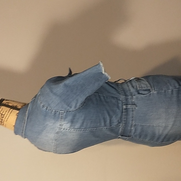 A-6 Denim Mini dress sz medium  Mebon machine  jeans - Picture 6 of 15